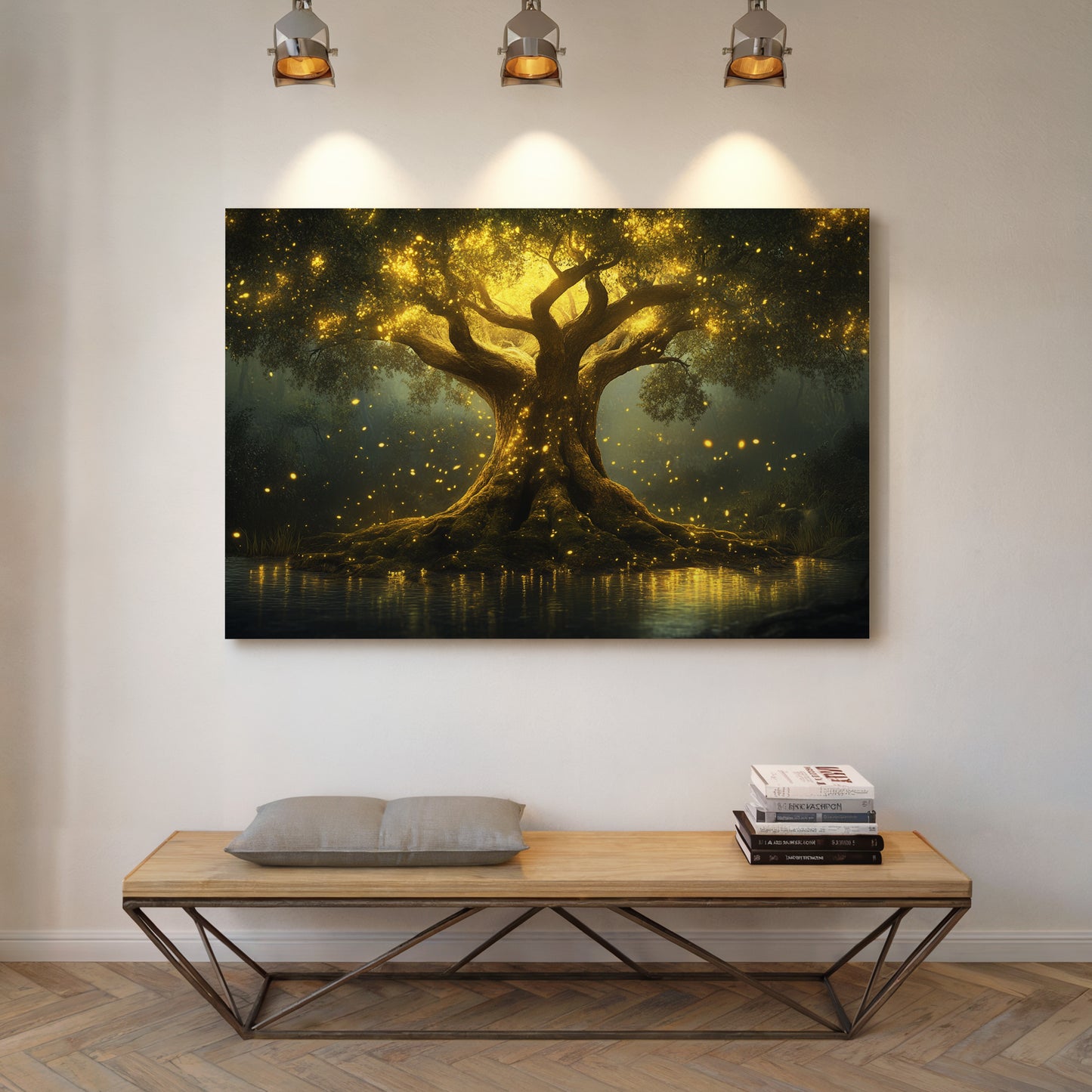 Ancient Light Dances Through Branches