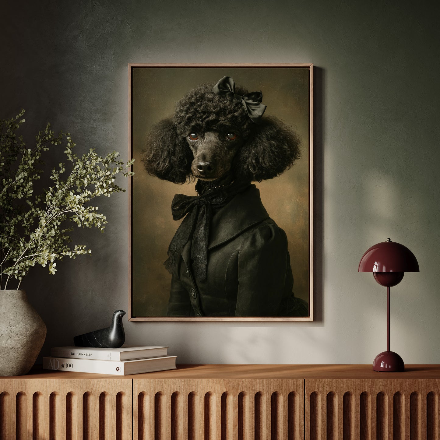 Elegance Wrapped in Curly Fur