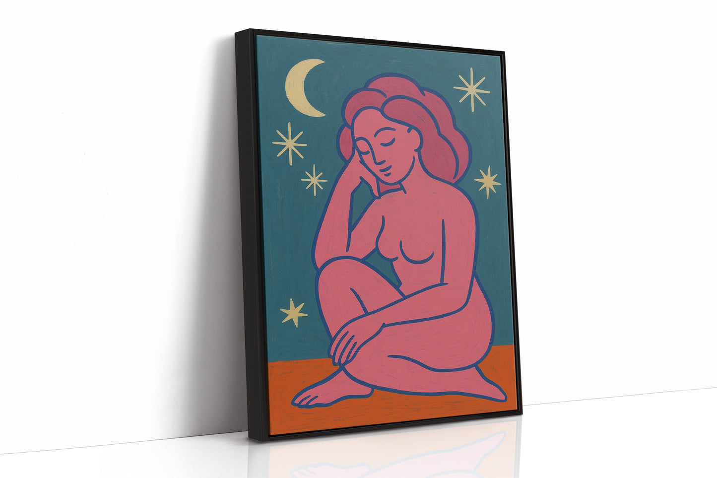 Midnight Muse in Neon Dreams