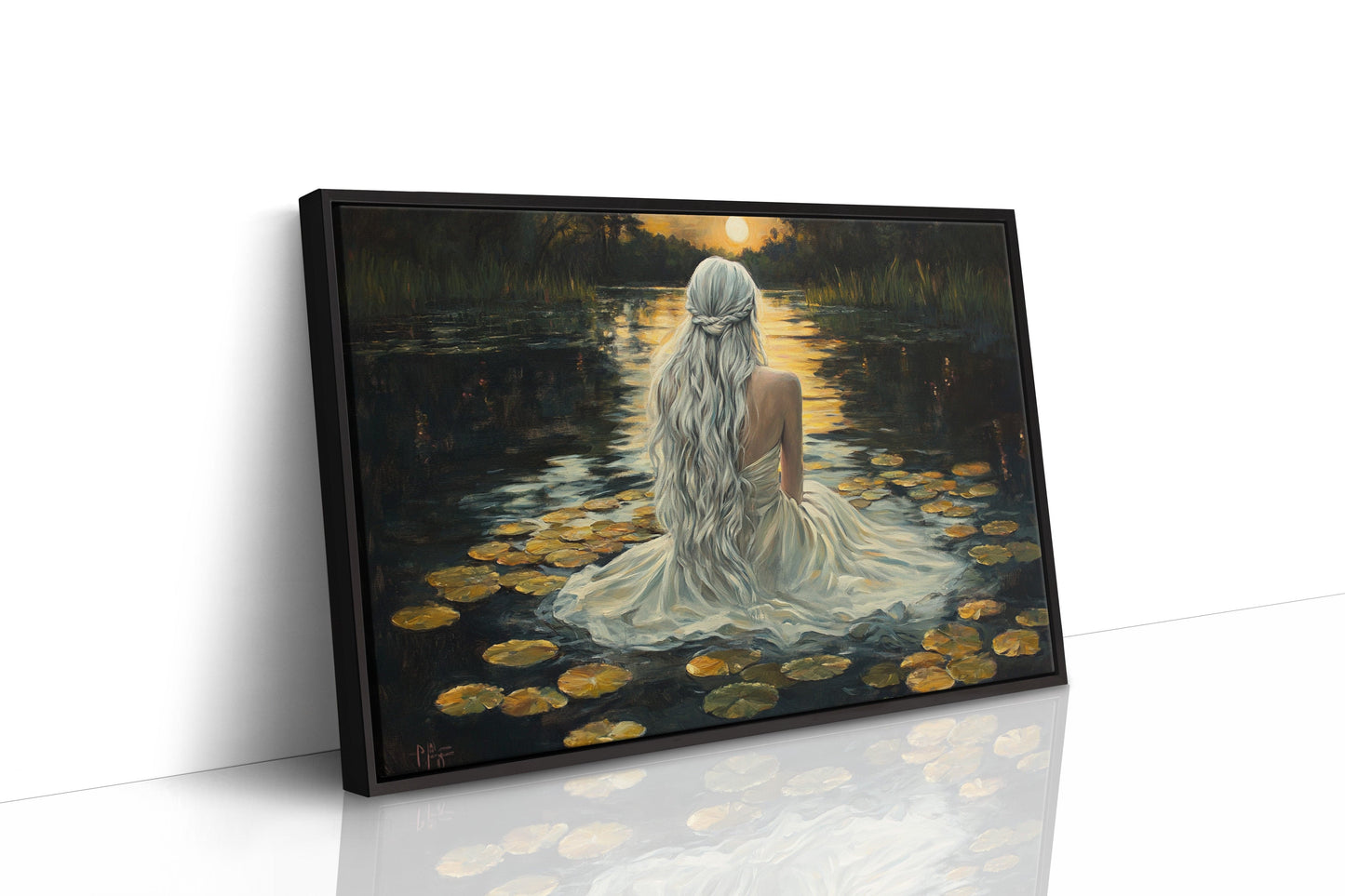 Moonlit Waters Dance With Gold