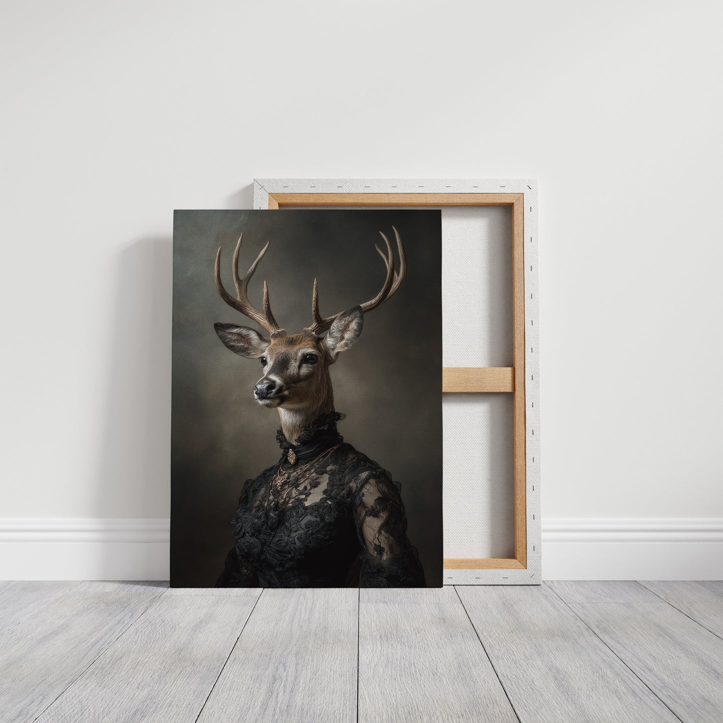 Regal Stag in Elegant Attire