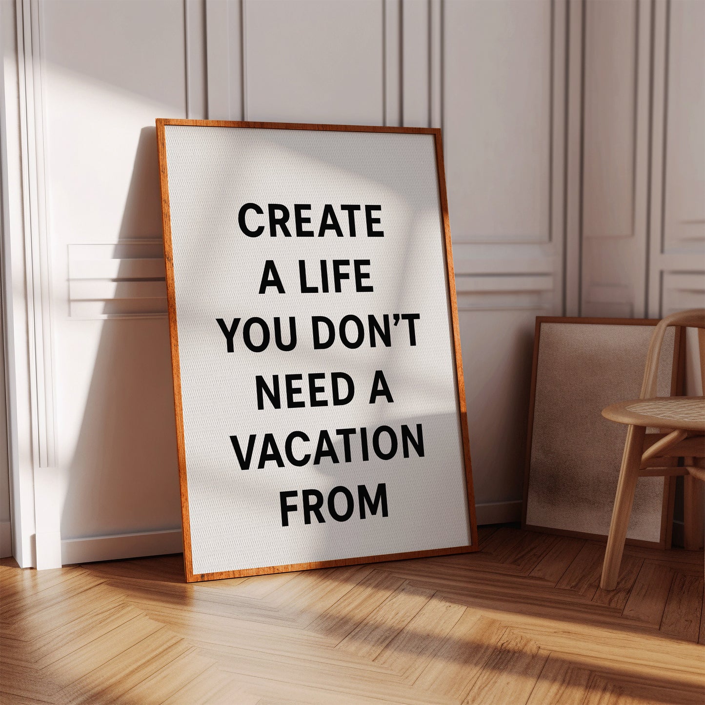 Create a Life You Love Quote Print