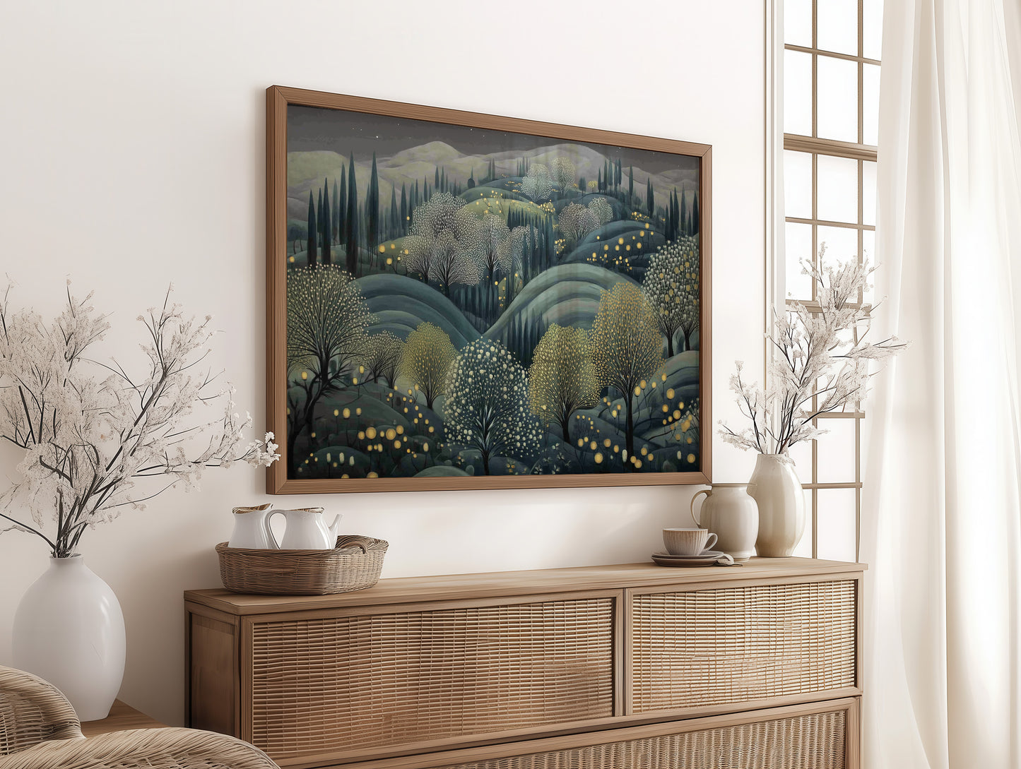 Fireflies Dance Through Tuscan Hills