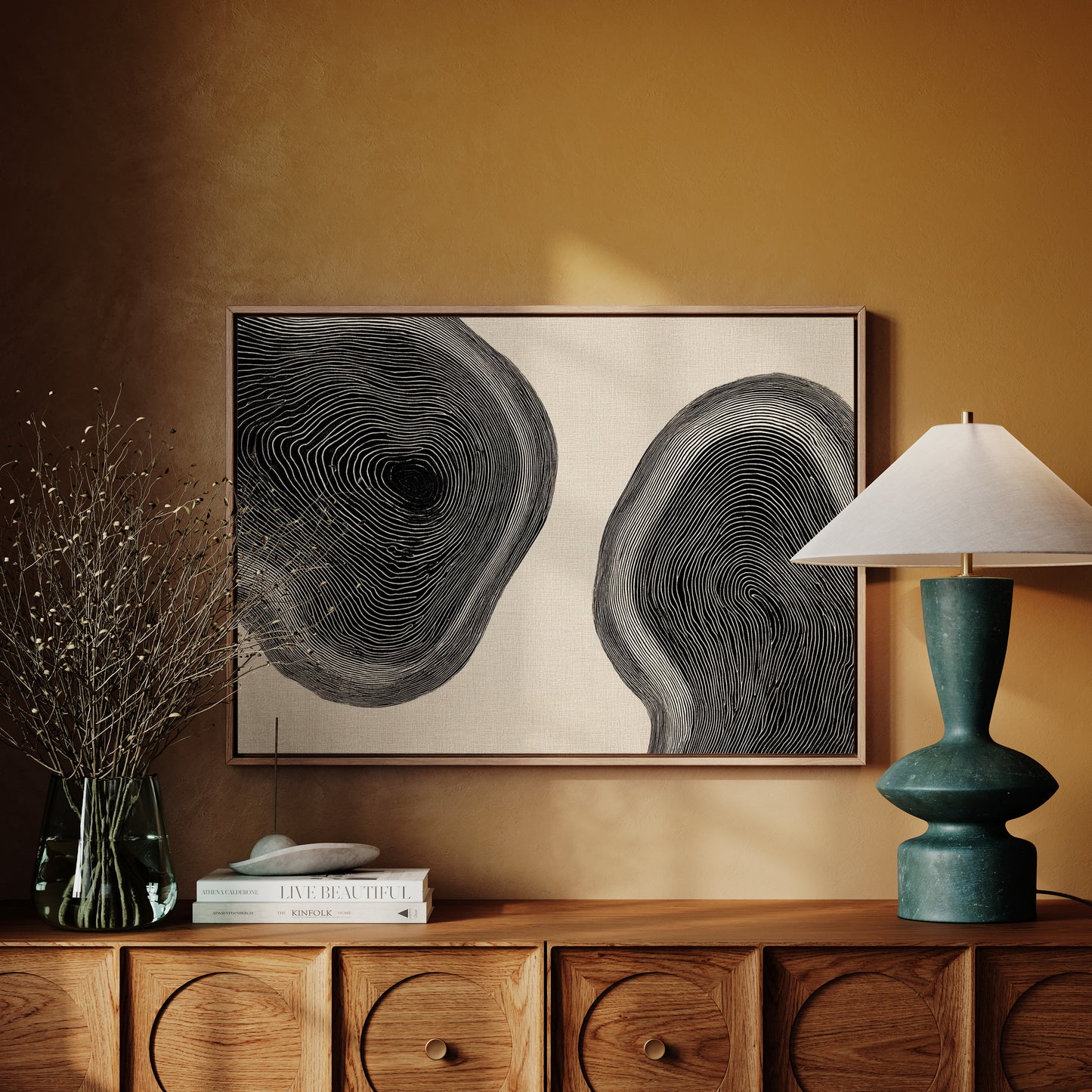 Contours of Nature's Embrace