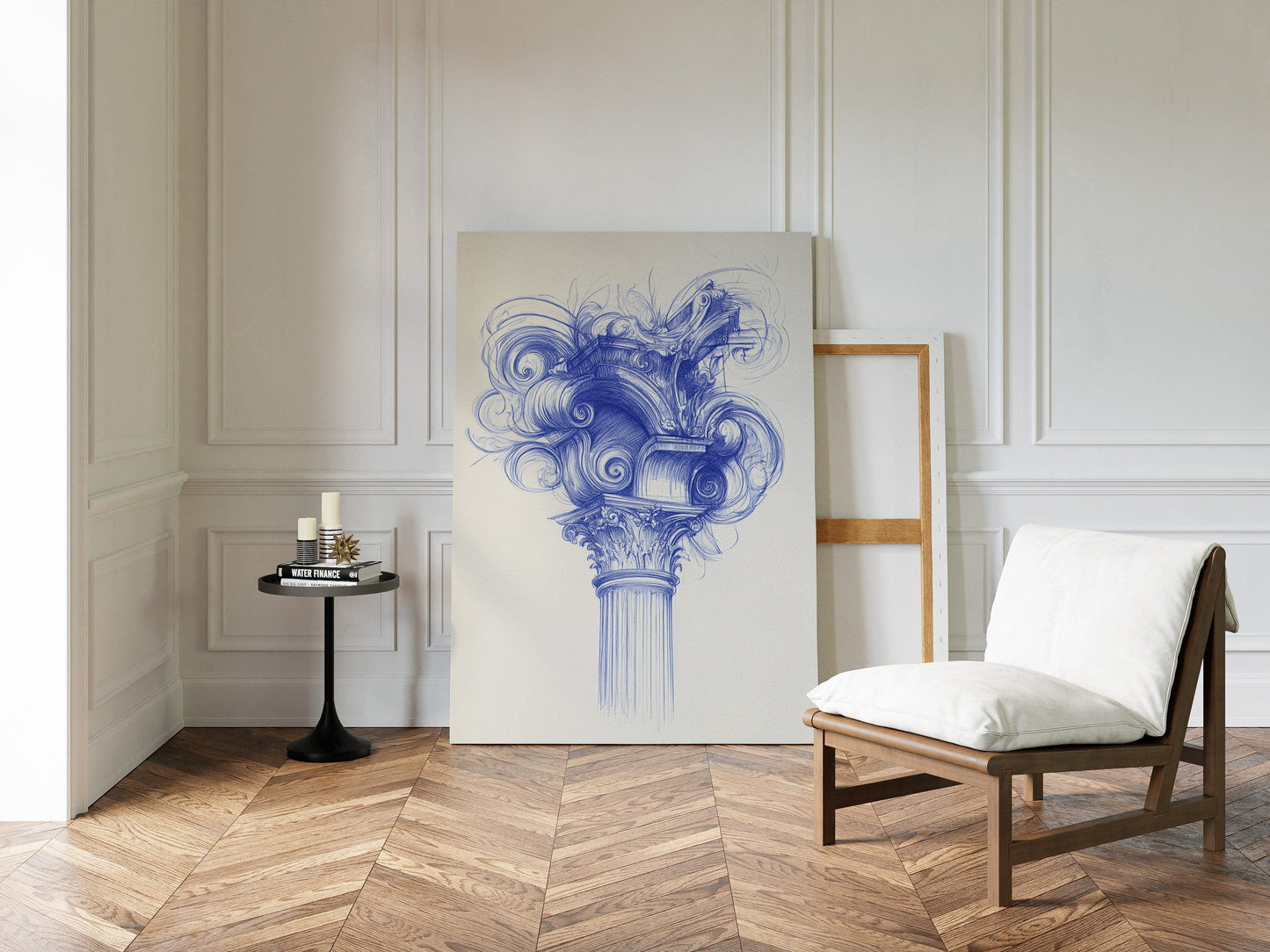 Corinthian Dreams In Cobalt Blue
