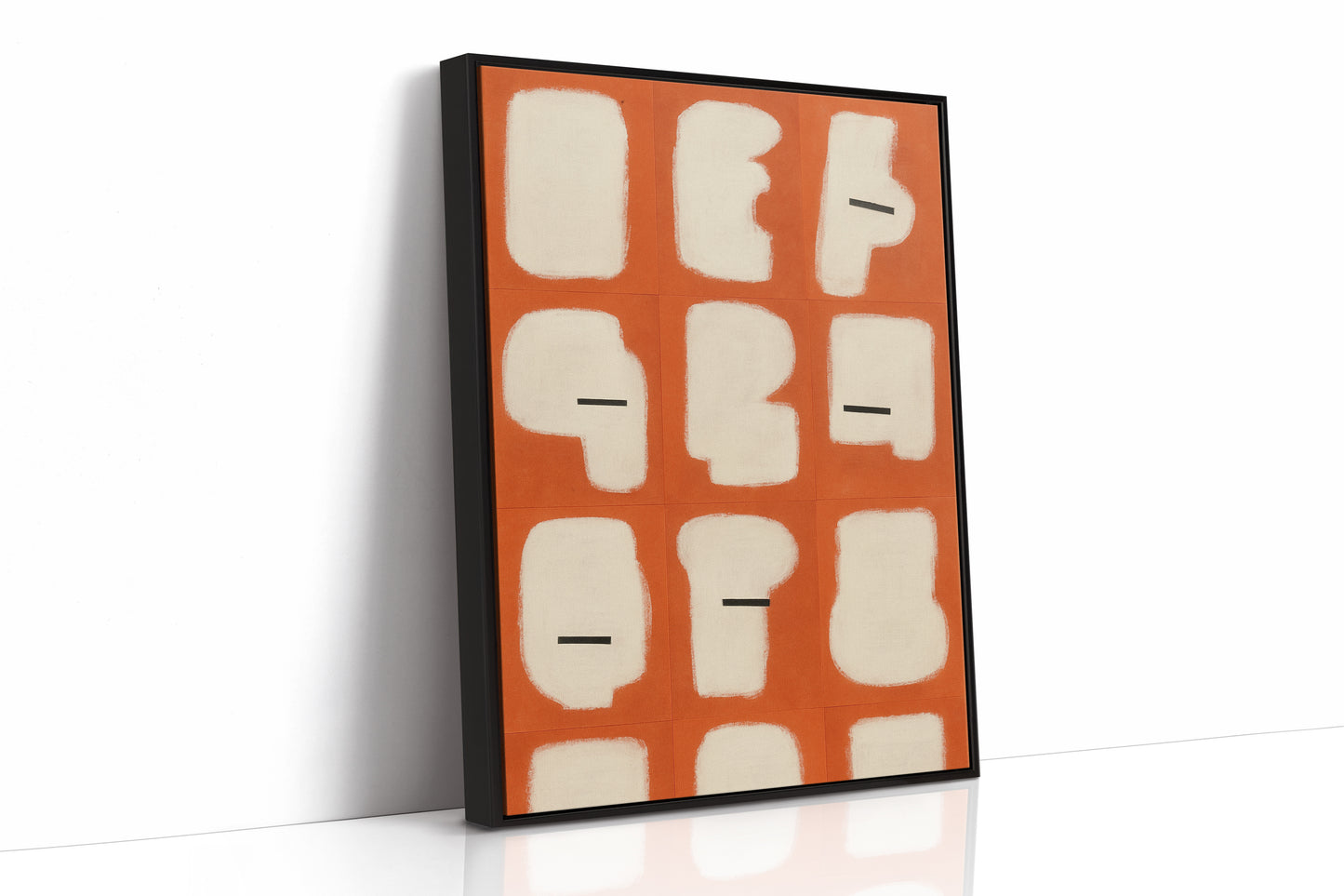 Minimal Shapes on Burnt Orange Grid