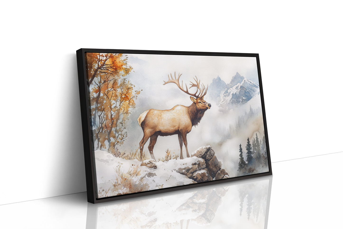 Autumn Snow Crowns Mountain King