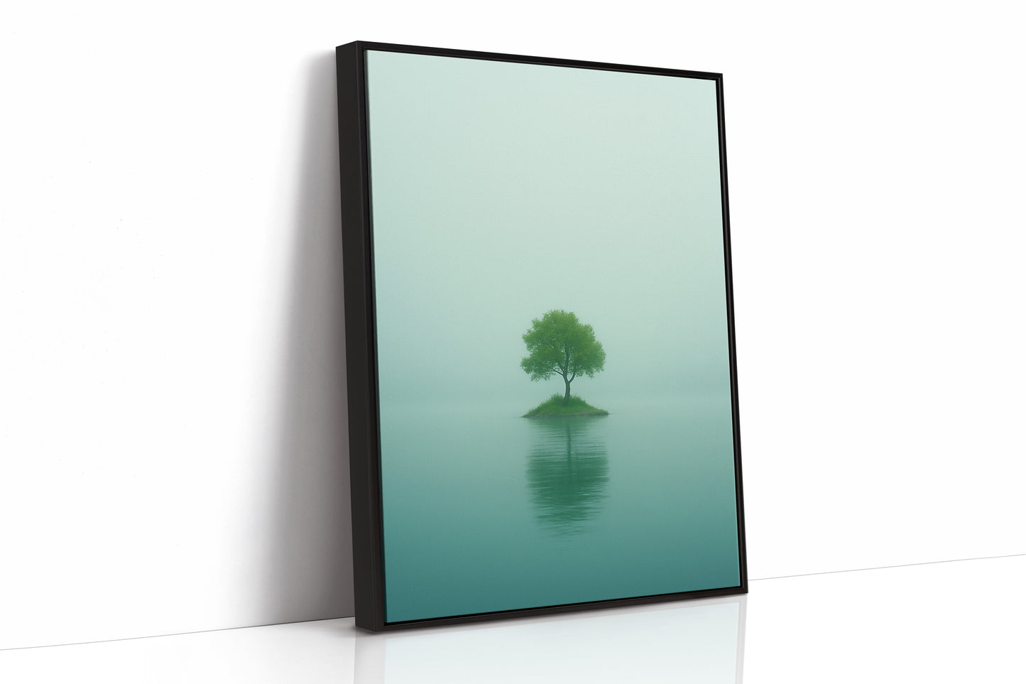 Solitary Tree in Mist