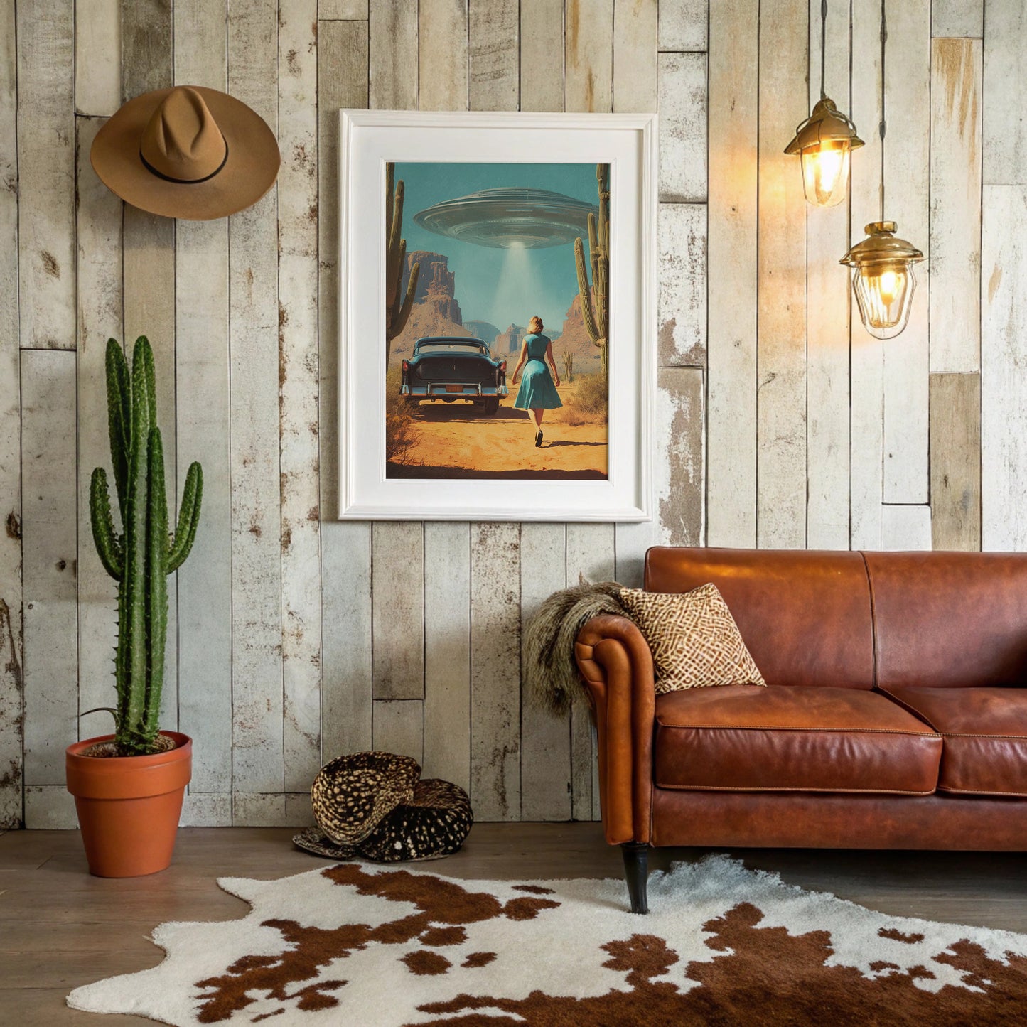 Desert Roads Meet Alien Skies