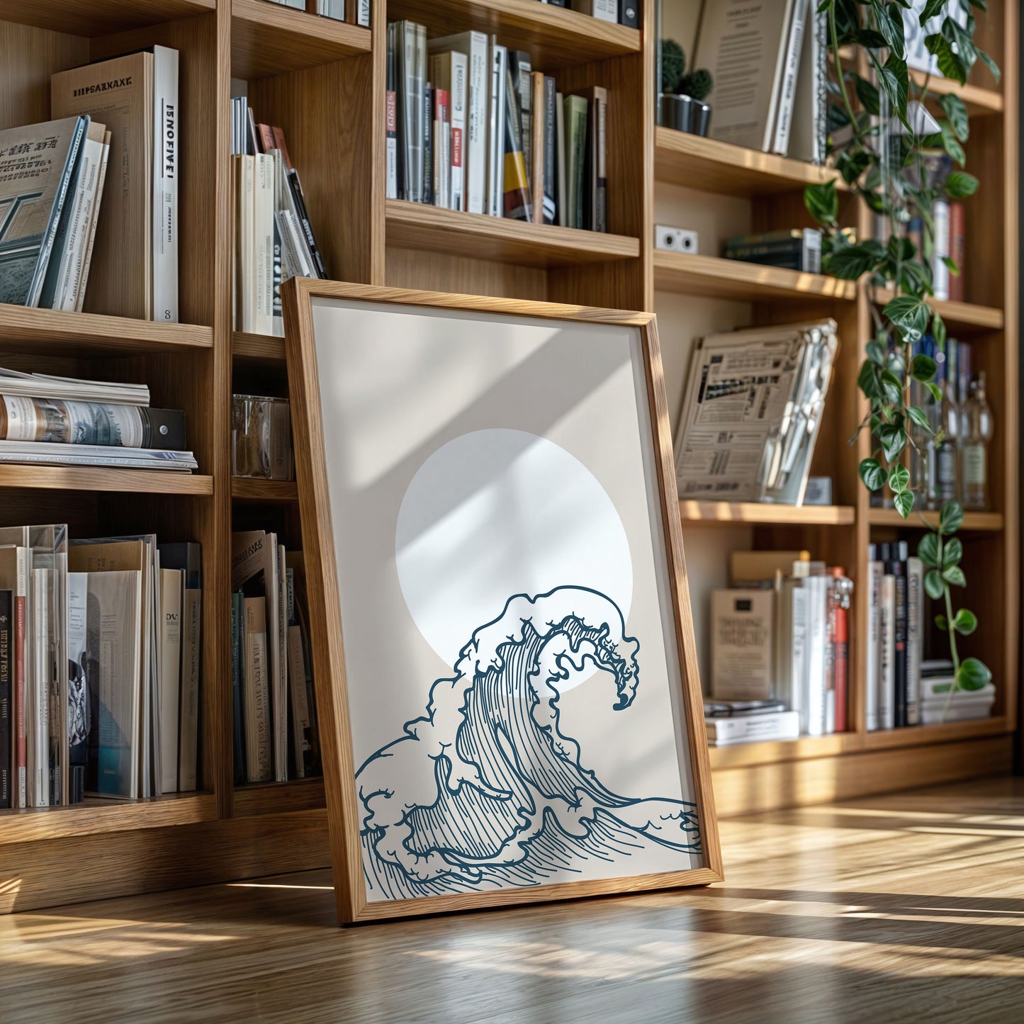 Ocean Lines Dance With Moonlight