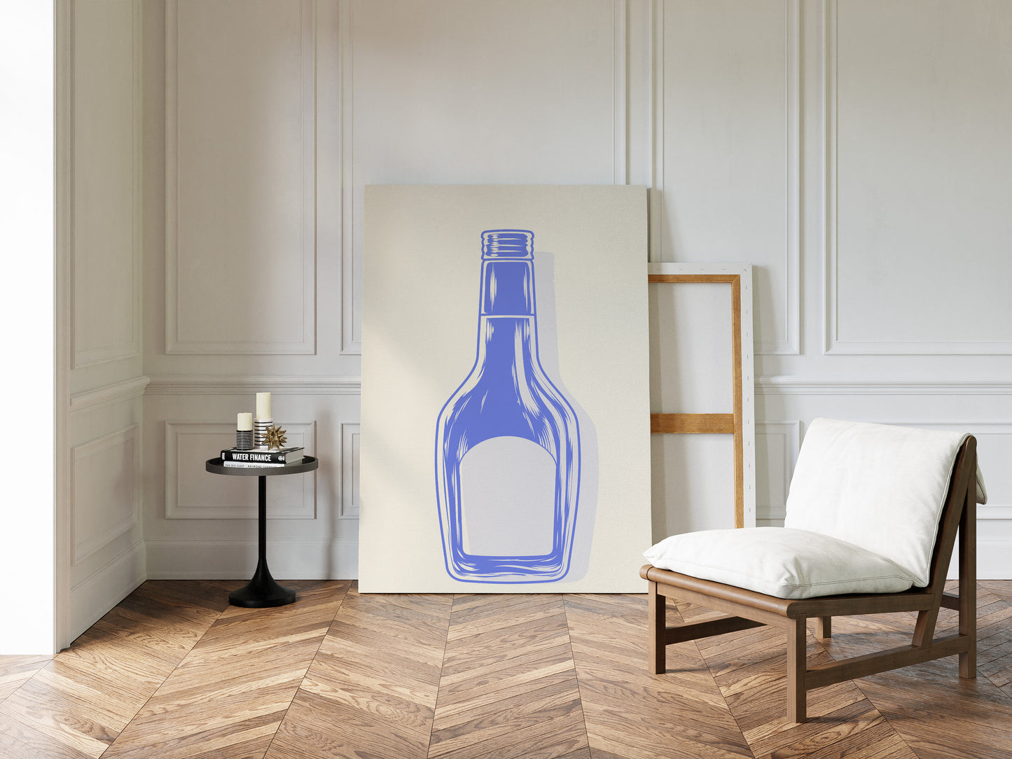 Periwinkle Glass Holds Empty Stories