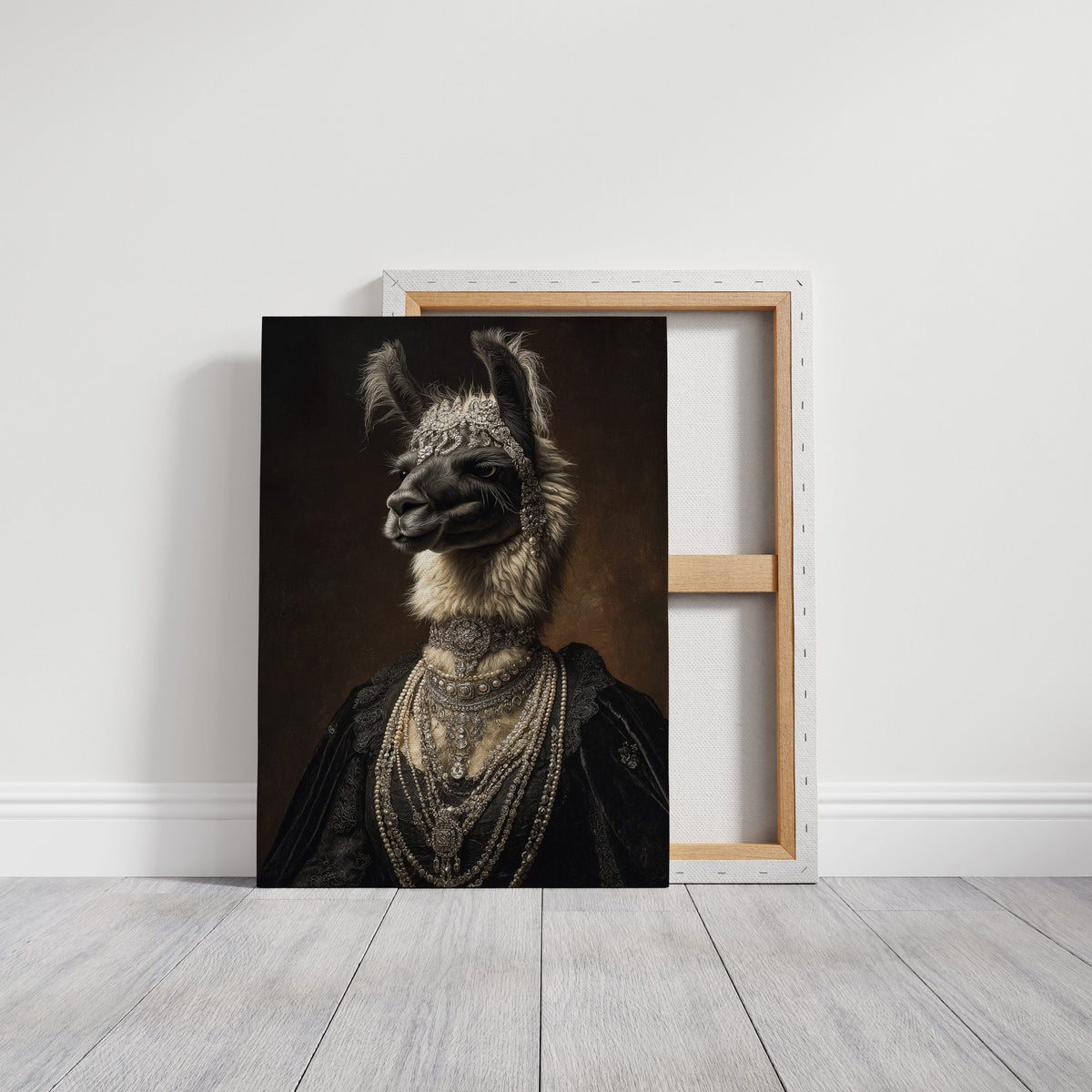 Regal Llama Adorned in Jewels