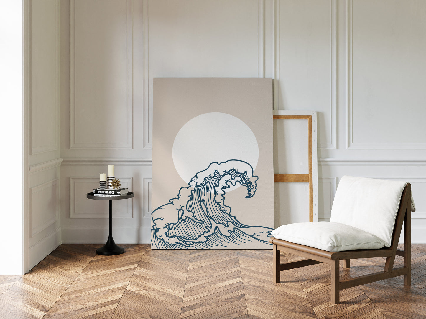 Ocean Lines Dance With Moonlight