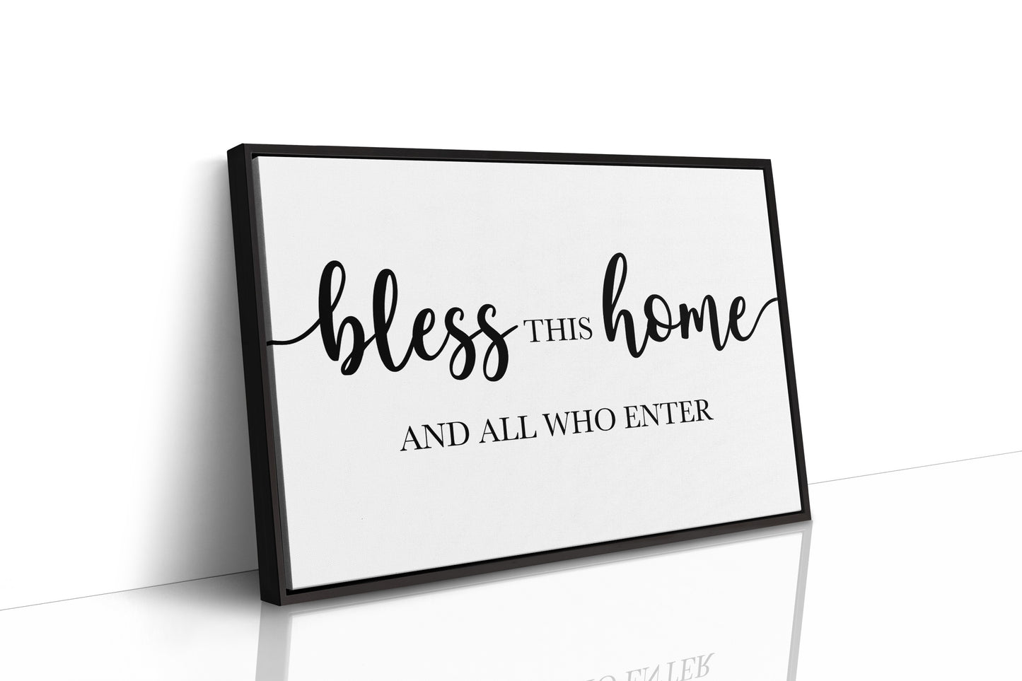 Threshold Blessing In Elegant Script