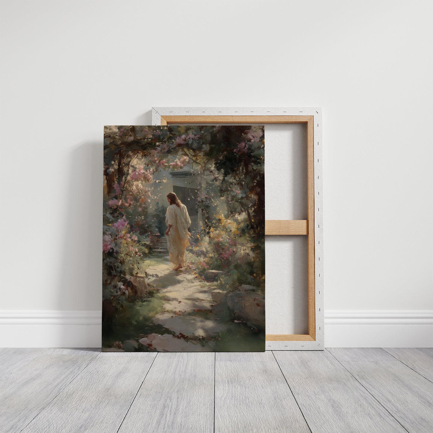 Ethereal Garden Beckons Through Morning Light
