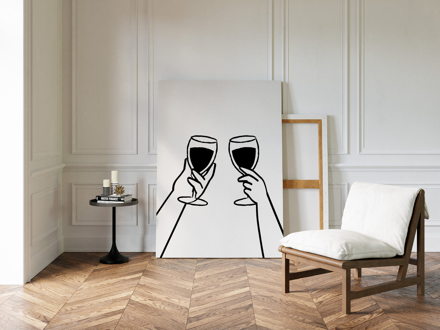 Wine Glasses Toast Silent Promises