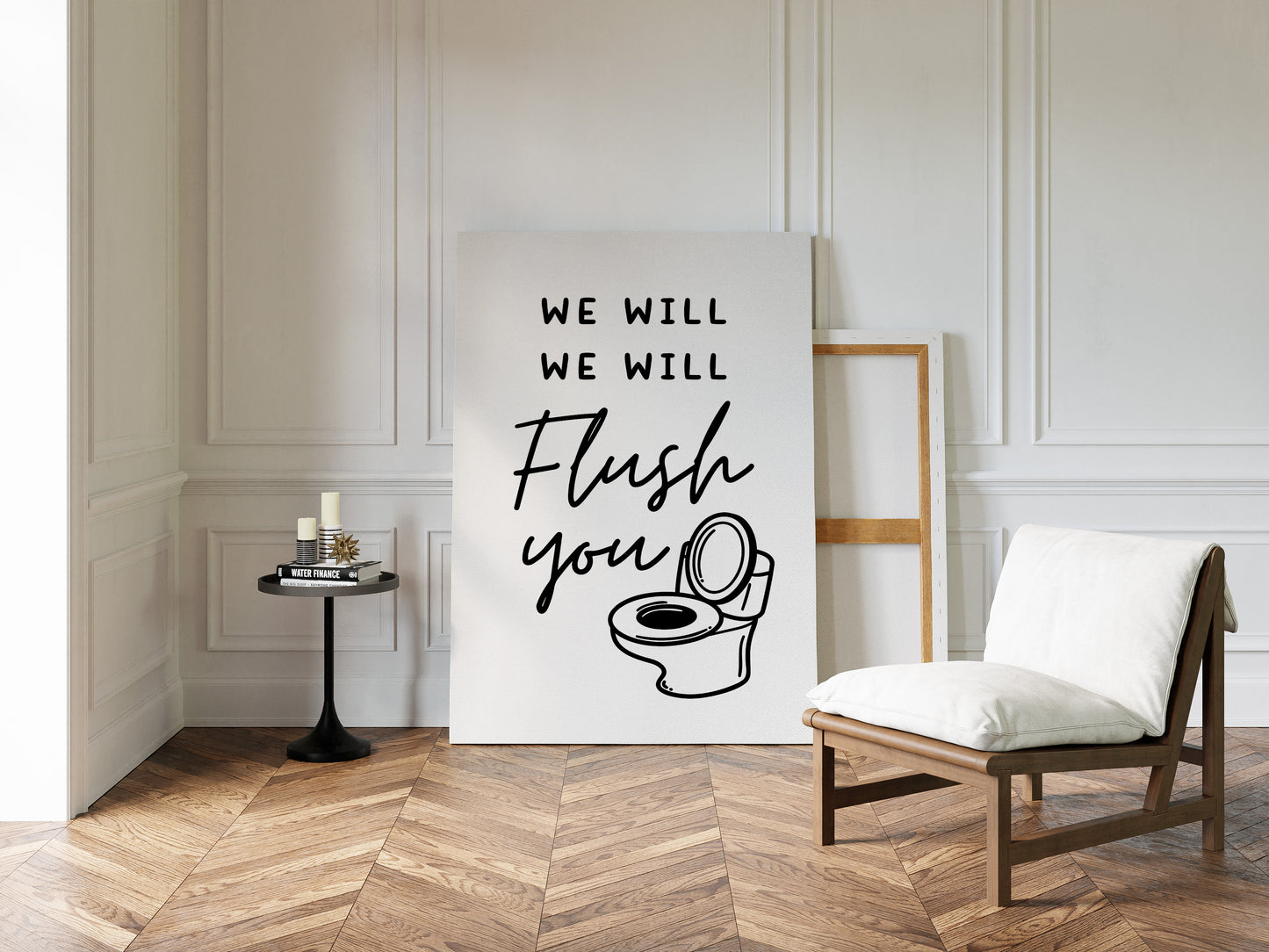 Bold Words For Bathroom Walls