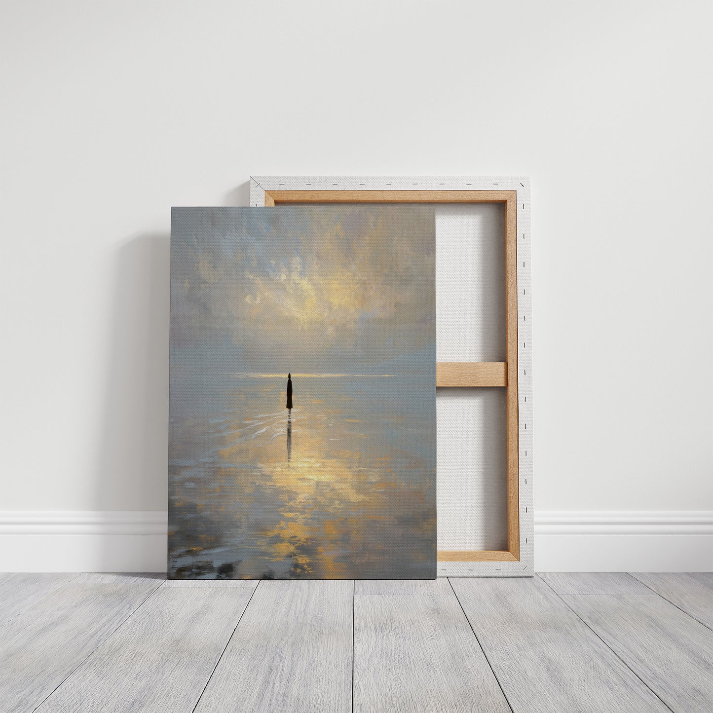 Solitude Walks Upon Golden Waters