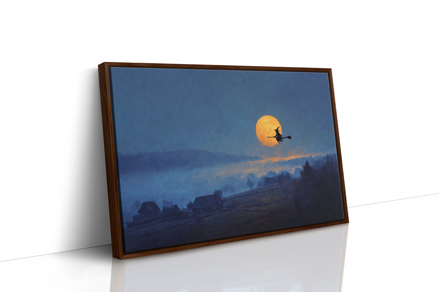 Harvest Moon Beckons Ancient Flight