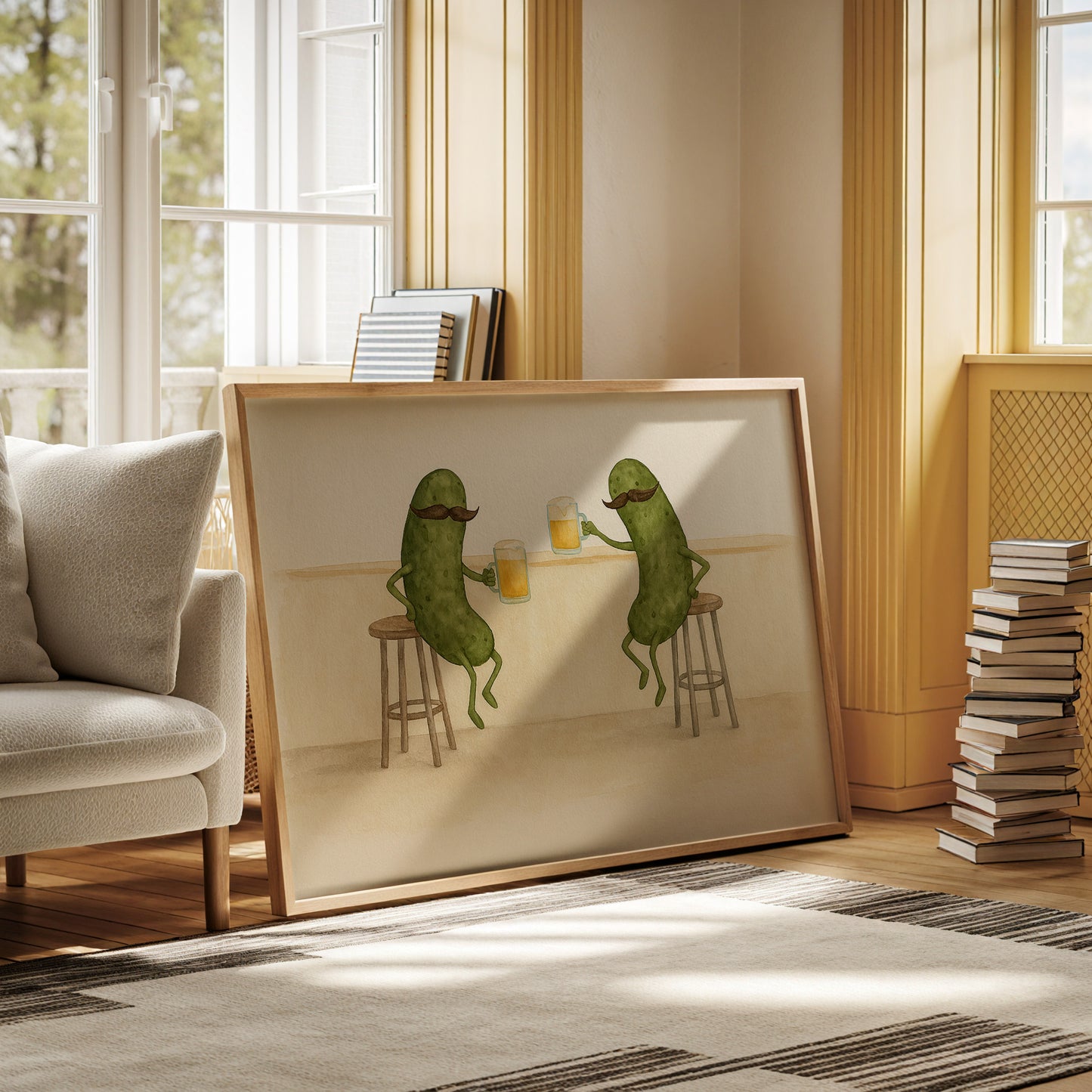 Pickles with Pints and Mustaches