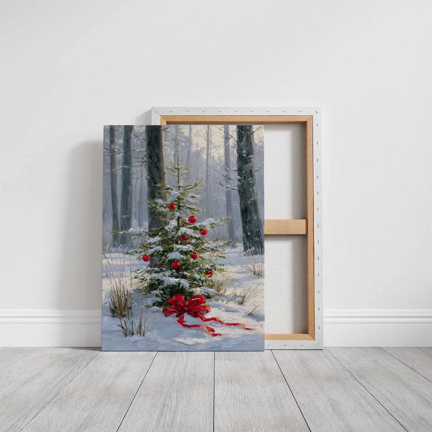 Winter Forest Holds Sacred Ornaments