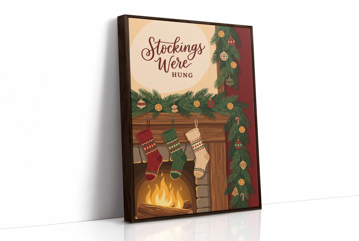 Stockings Were Hung: Dangerously Close to the Fire