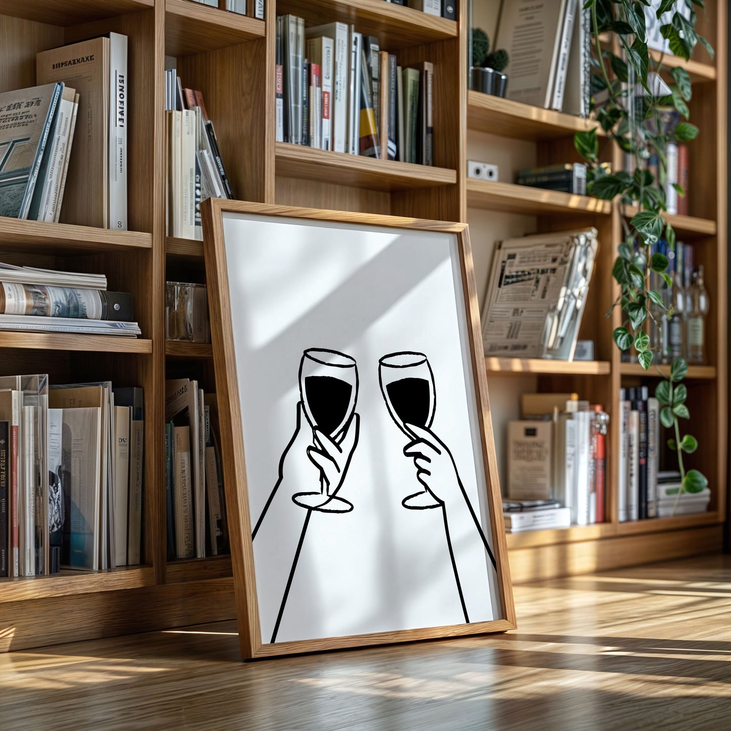 Wine Glasses Toast Silent Promises