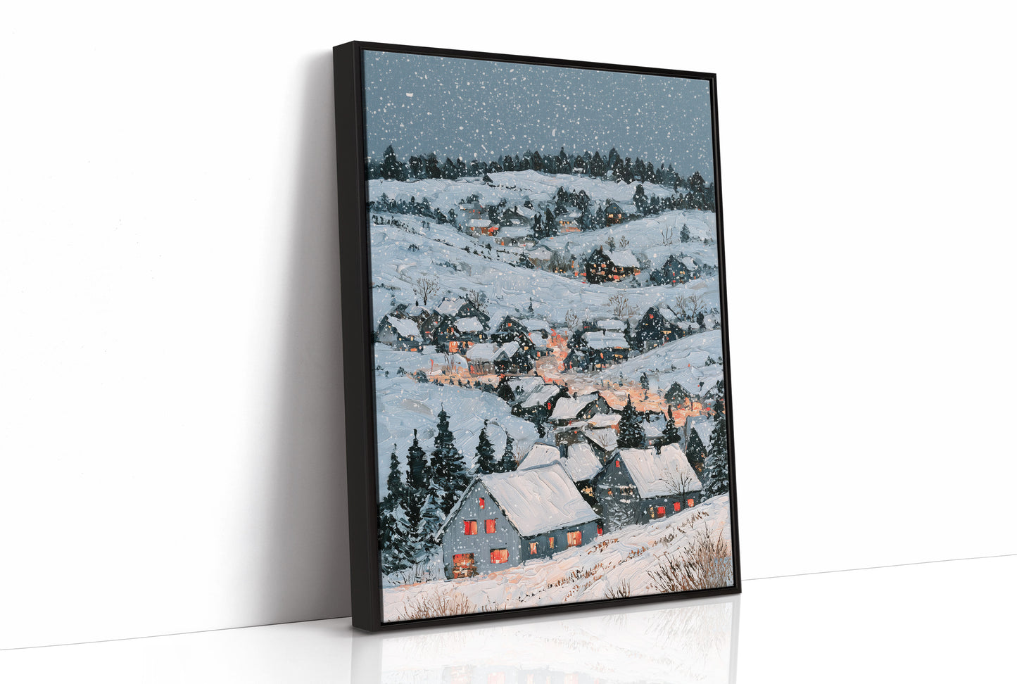 Village in the Snowy Hollow
