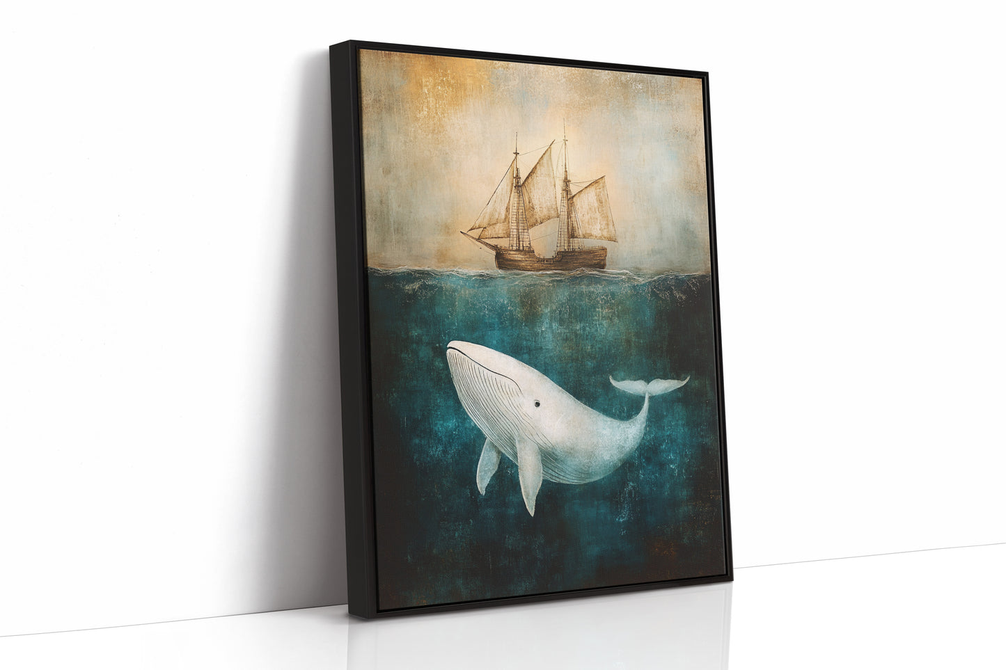 Whale Dreams Beneath the Tall Ship