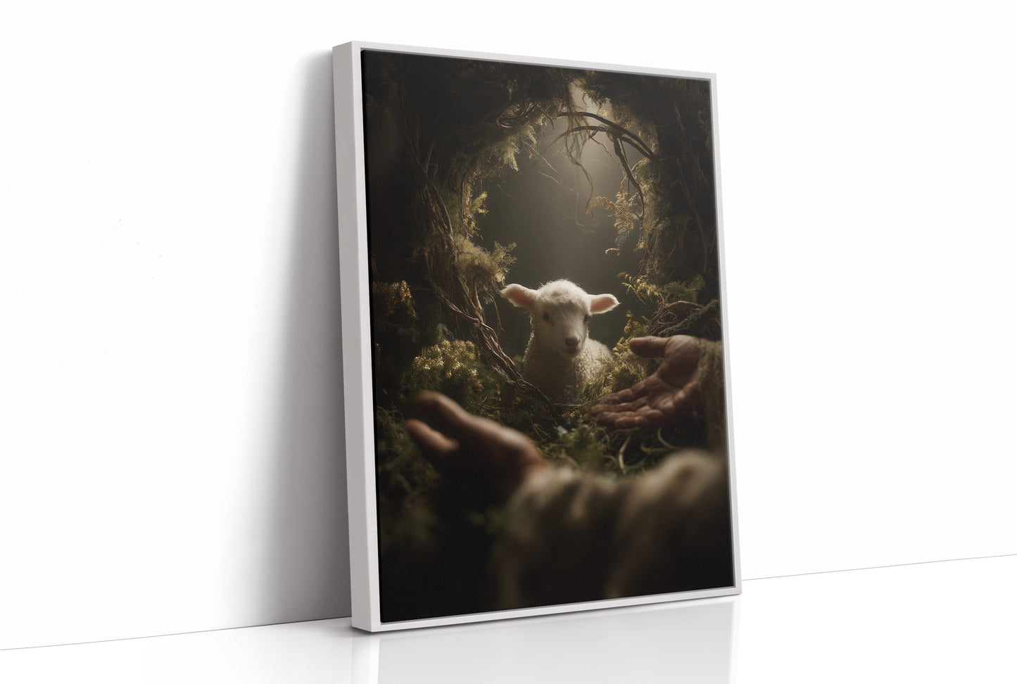 Innocence Nestled In Forest Hollow