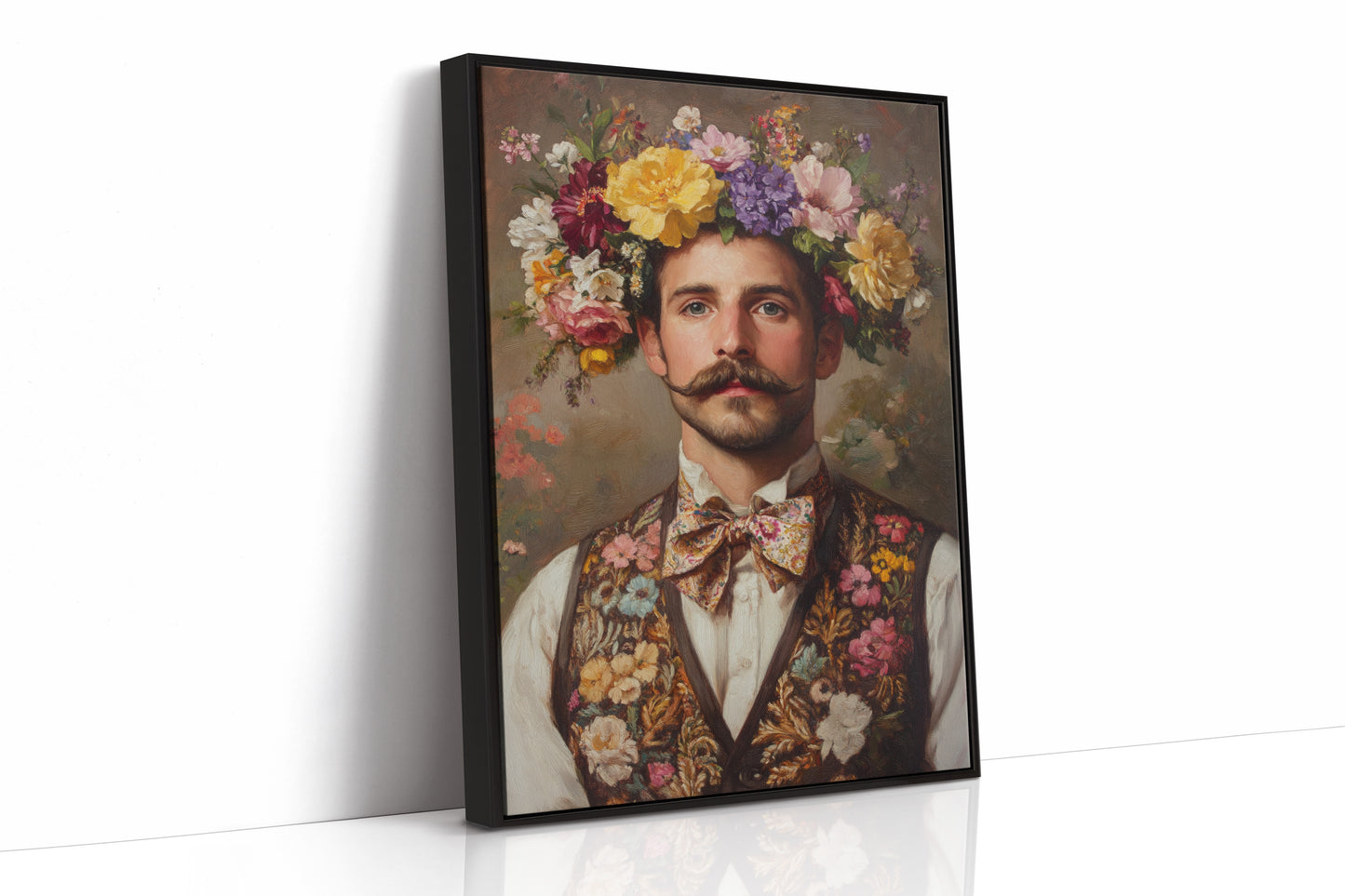 Floral Crown and Velvet Charm