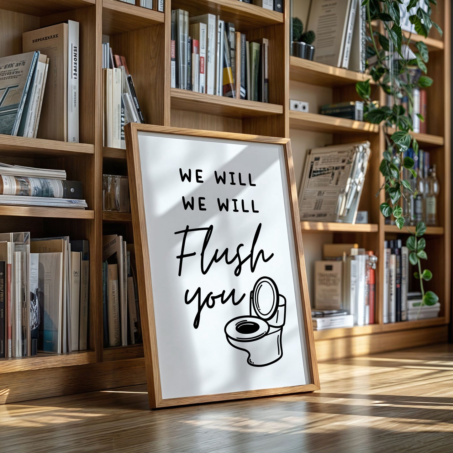 Bold Words For Bathroom Walls