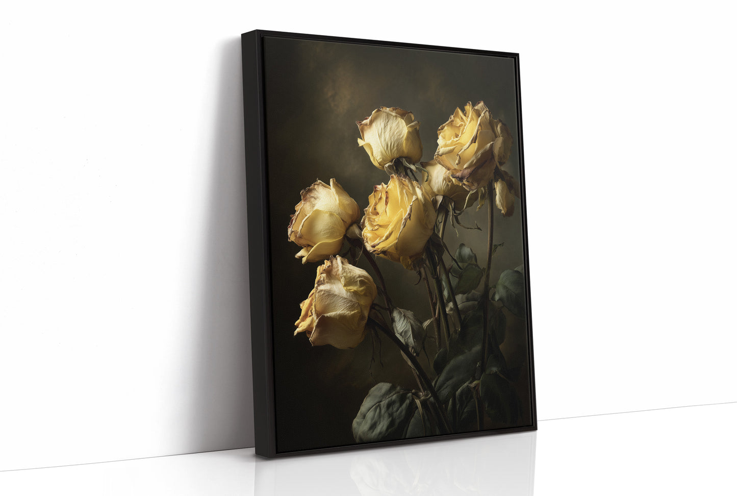 Faded Gold Against Midnight Walls