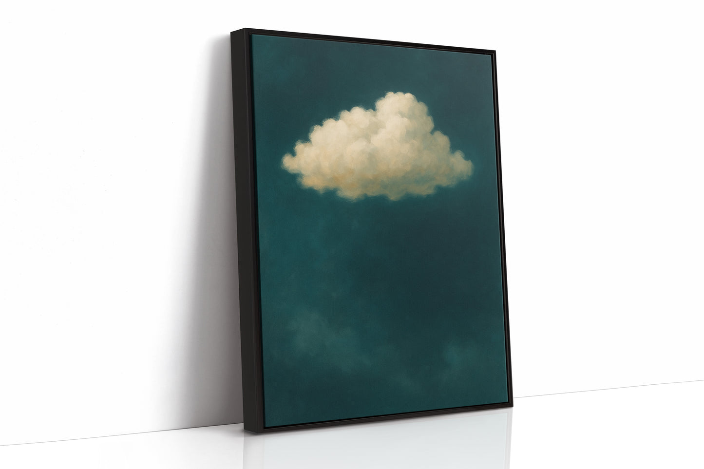 Lonely Cloud in Emerald Silence