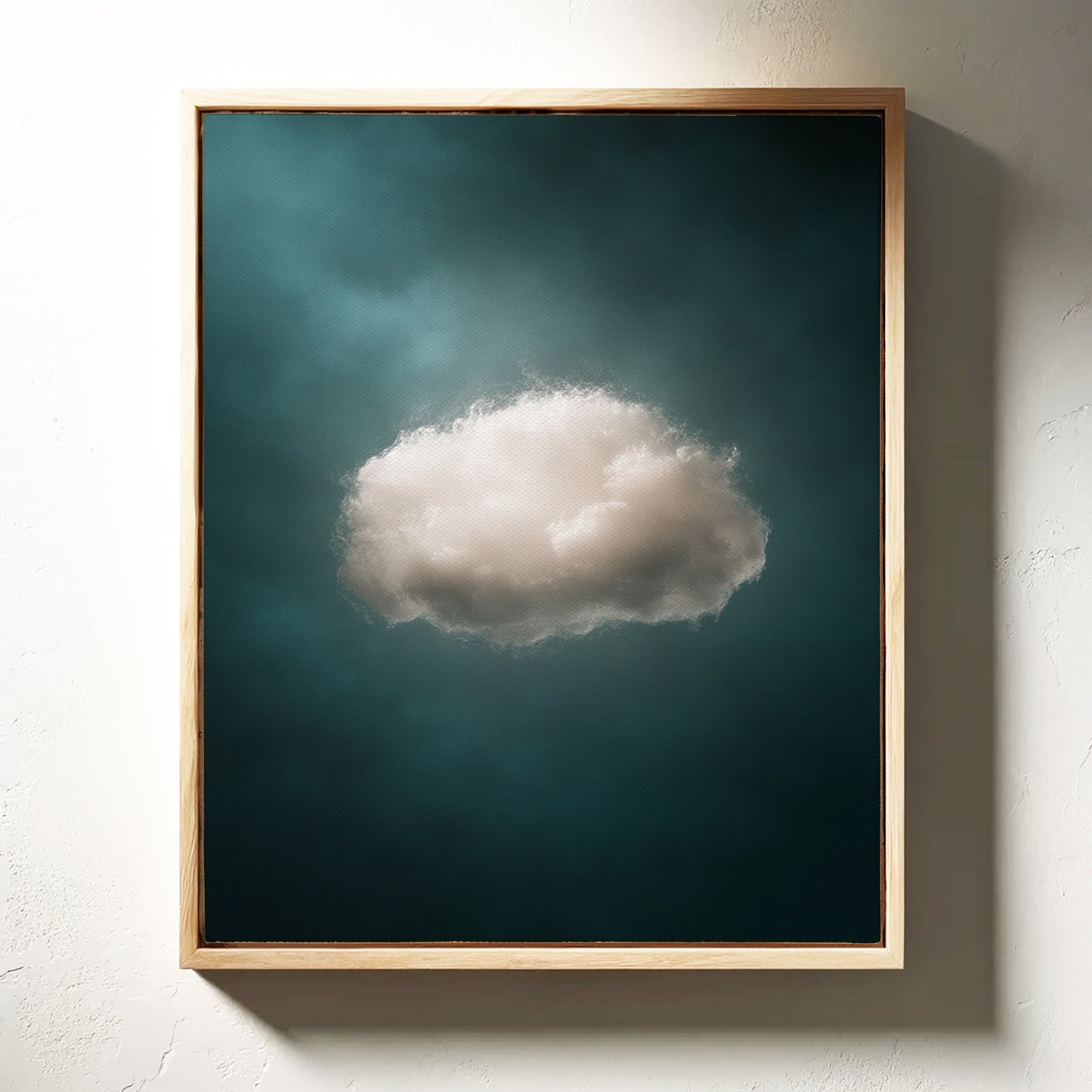 A Single Cloud in Emerald Light