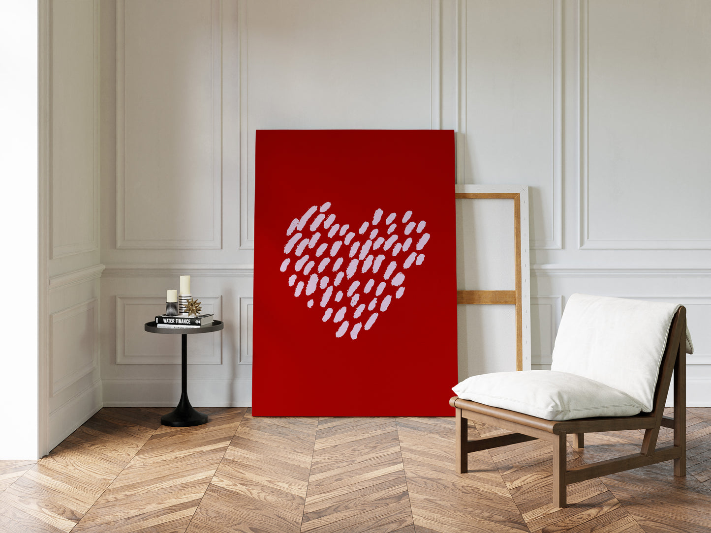 Brushstrokes Dance Into Love's Pattern