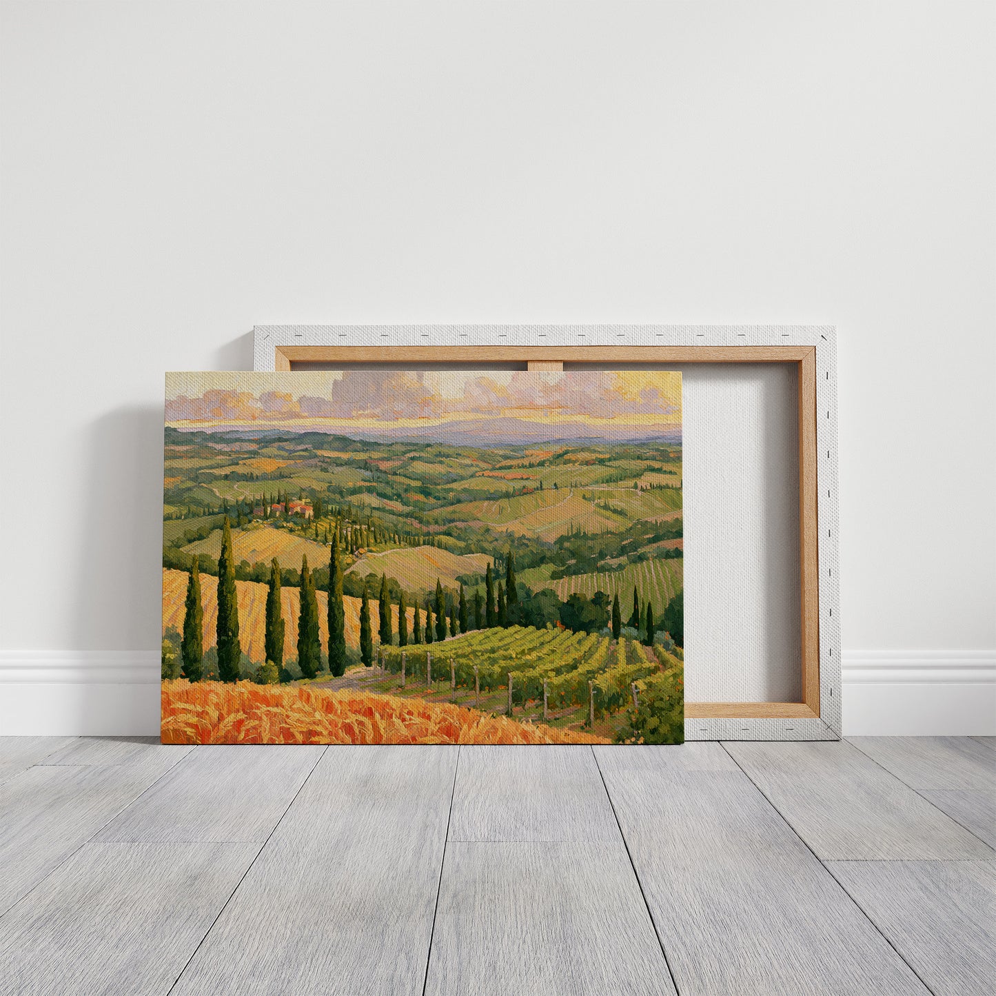 Cypress Road Through Tuscany