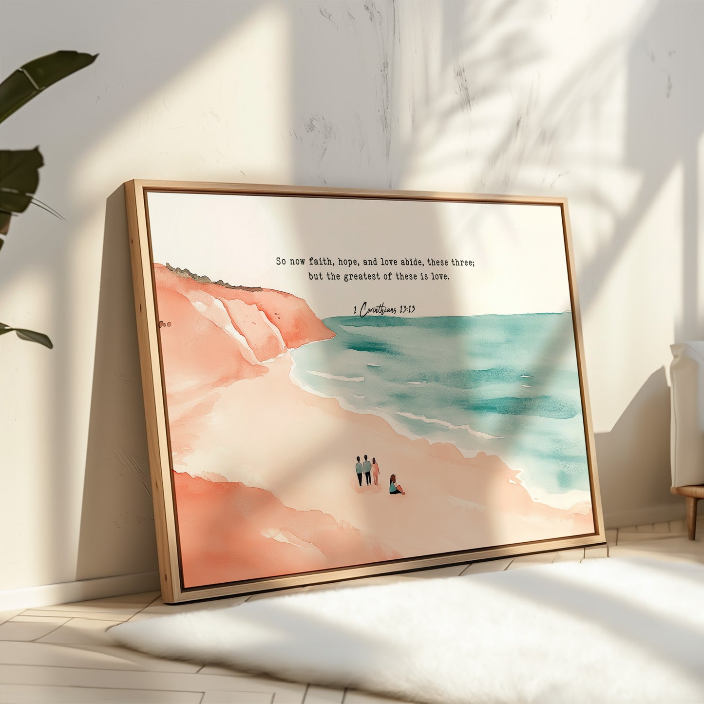 Faith Hope and Love on the Shore