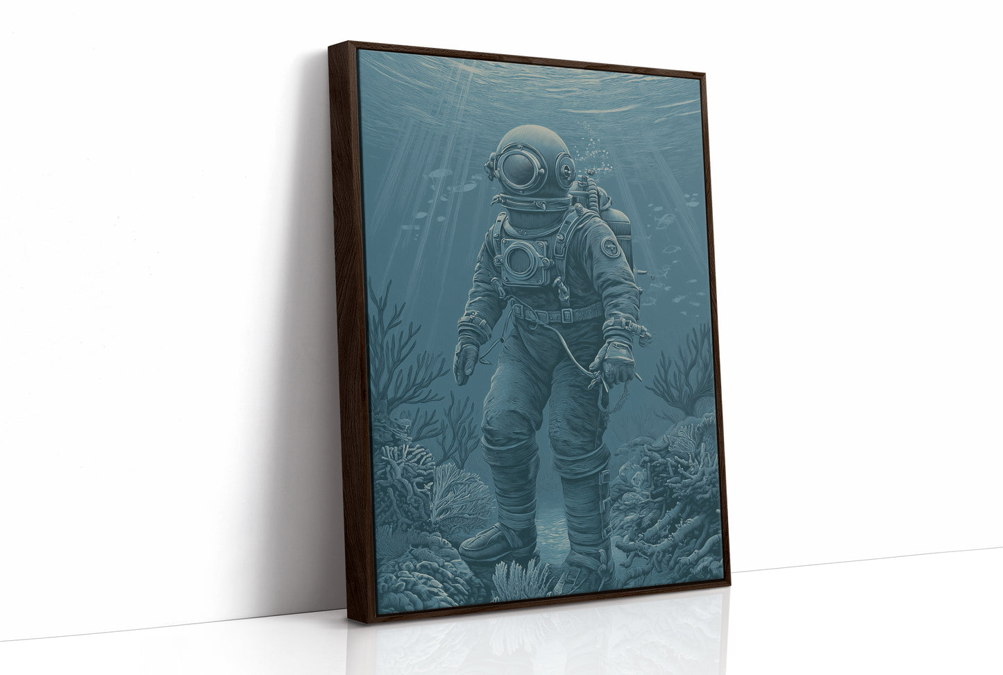 Deep Explorer Among Coral Seas