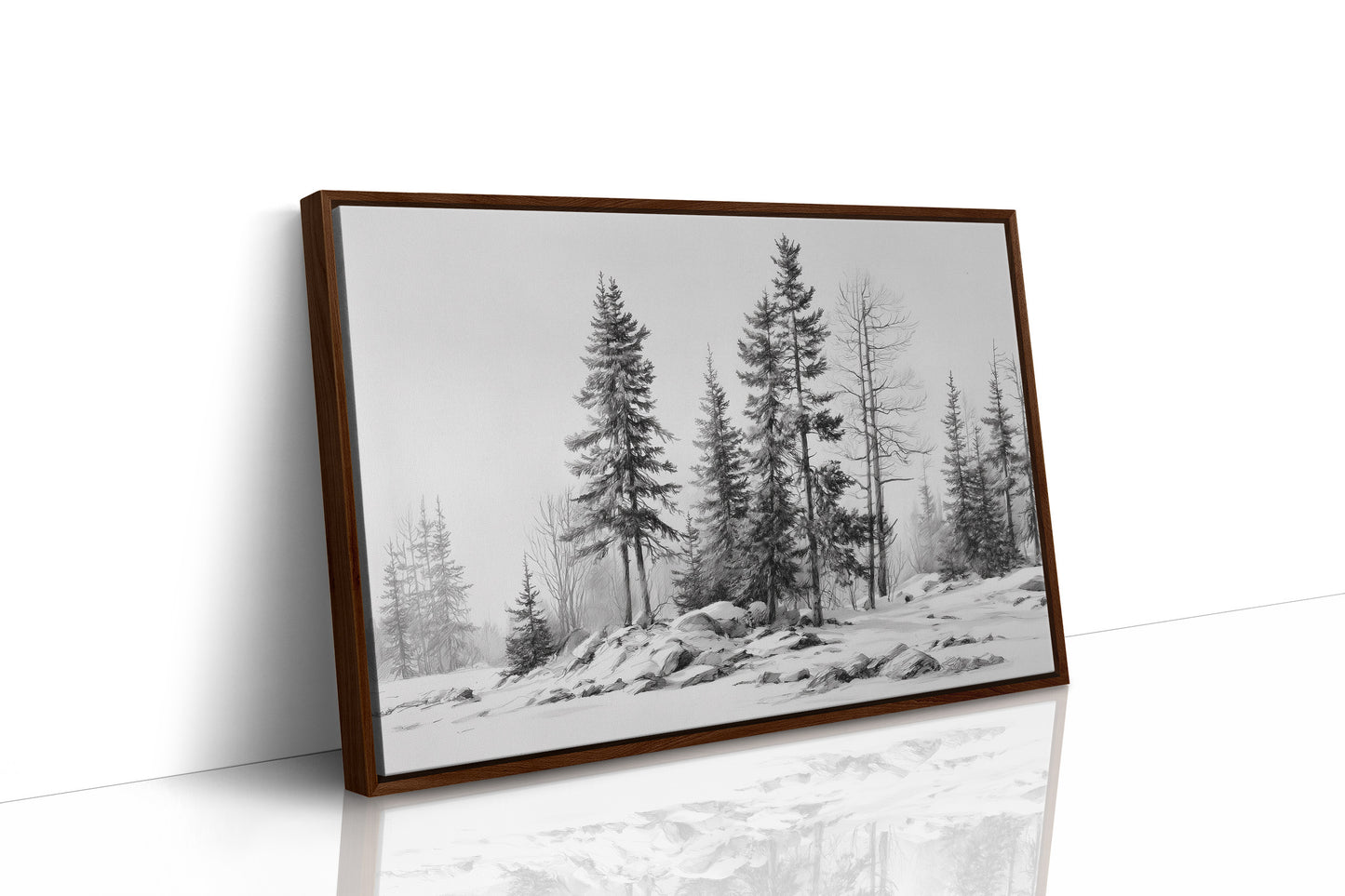 Winter Pines Stand Silent Watch