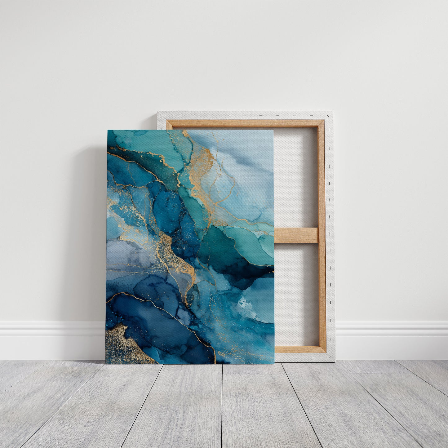 Gold Veins Through Ocean Depths