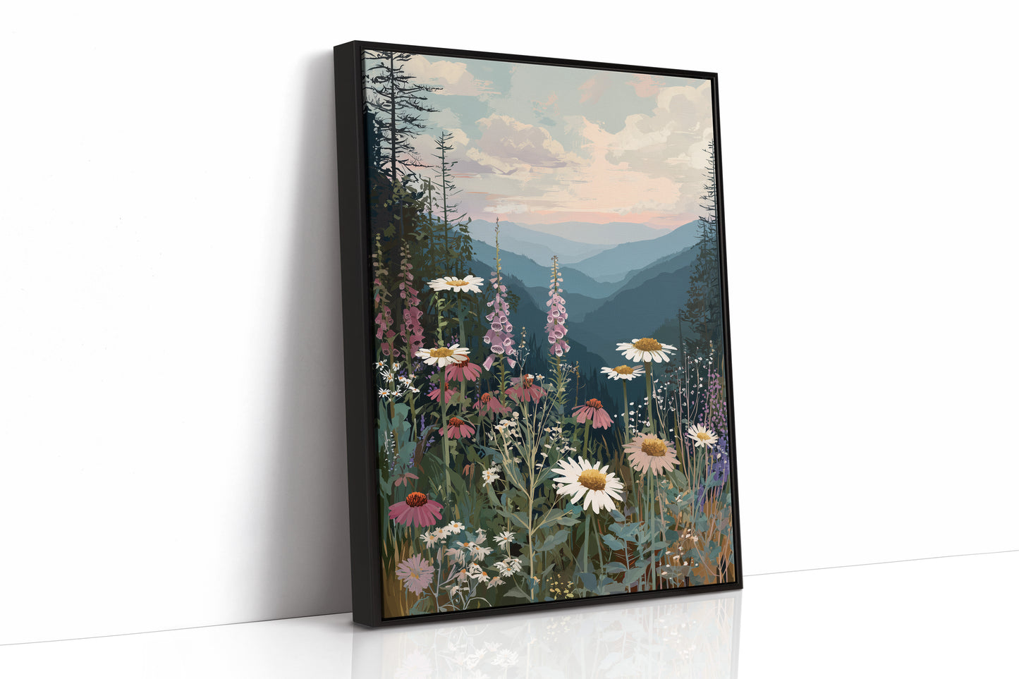 Alpine Wildflowers Whisper to Distant Peaks