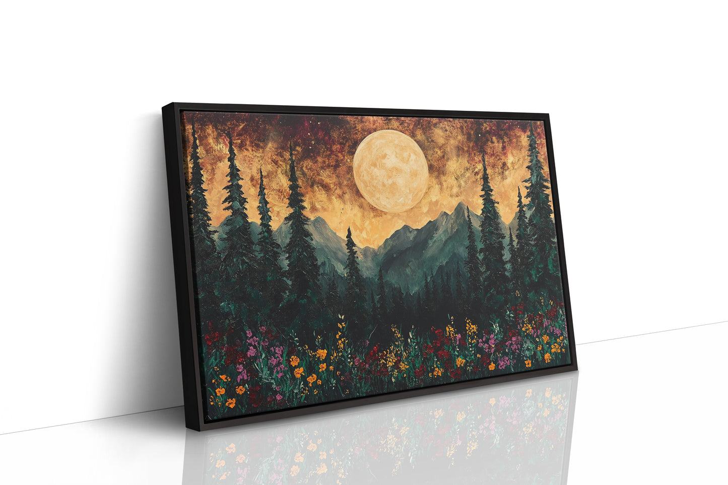 Alpine Meadows Catch Moonlight's Gold