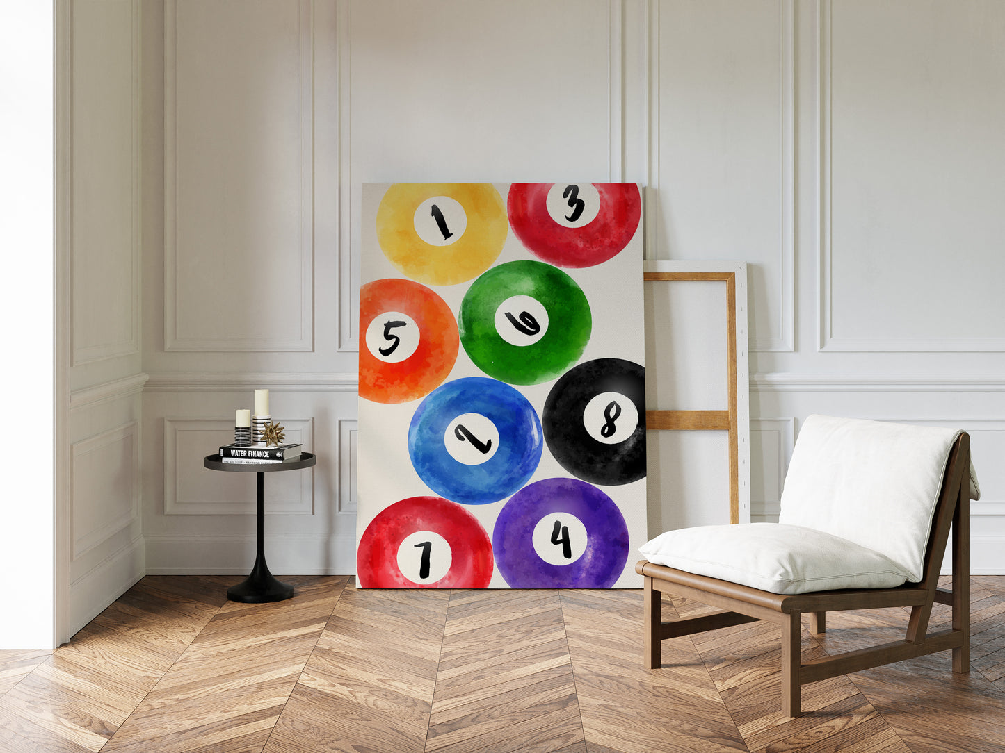 Lucky Numbers Dance In Watercolor