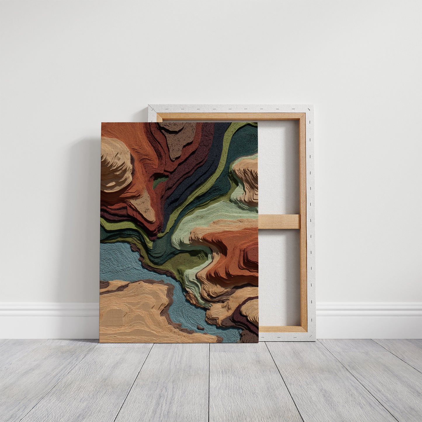 Currents Collide In Autumn Earth