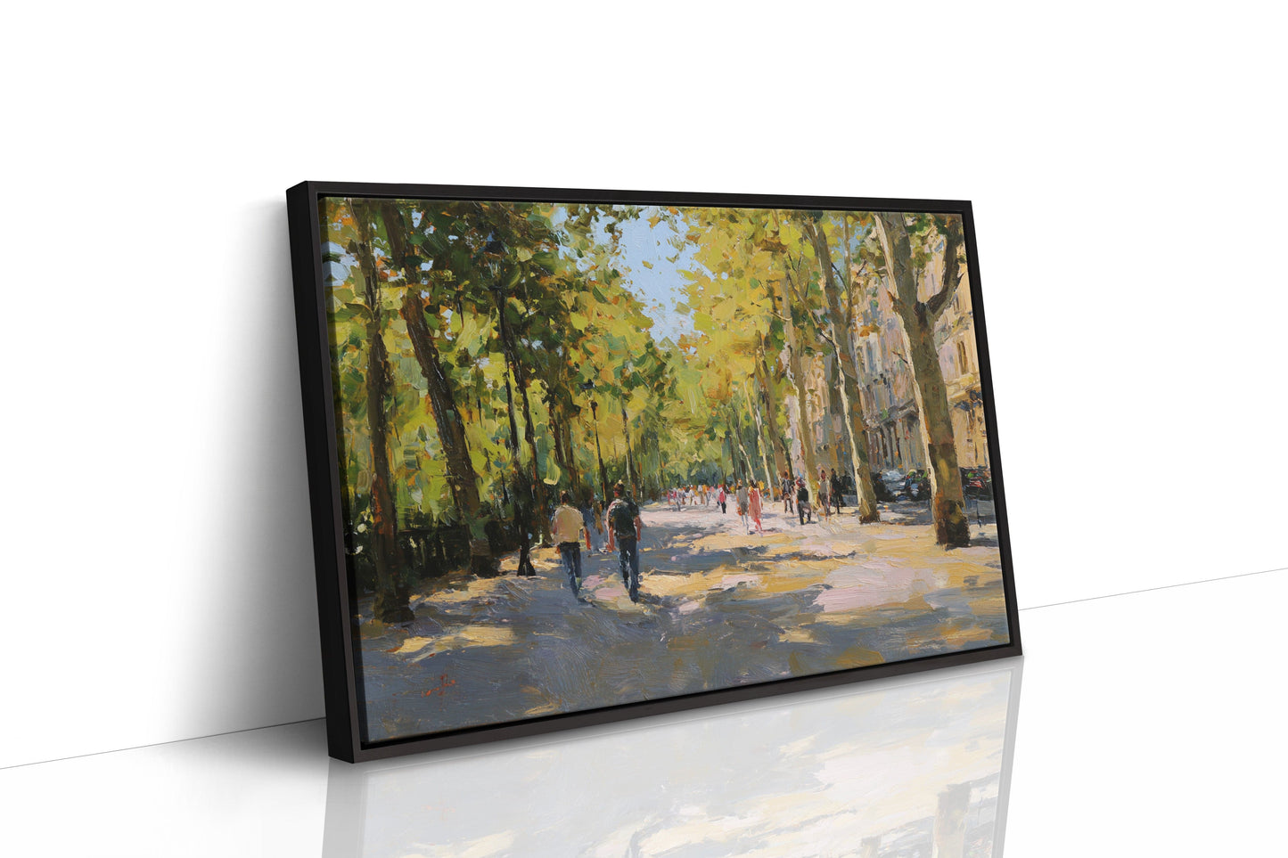 Autumn Light Dances Through City Trees