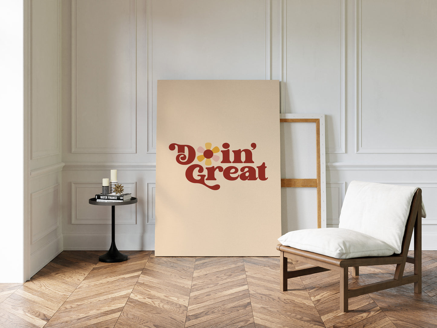 Retro Daisies Dance Through Time