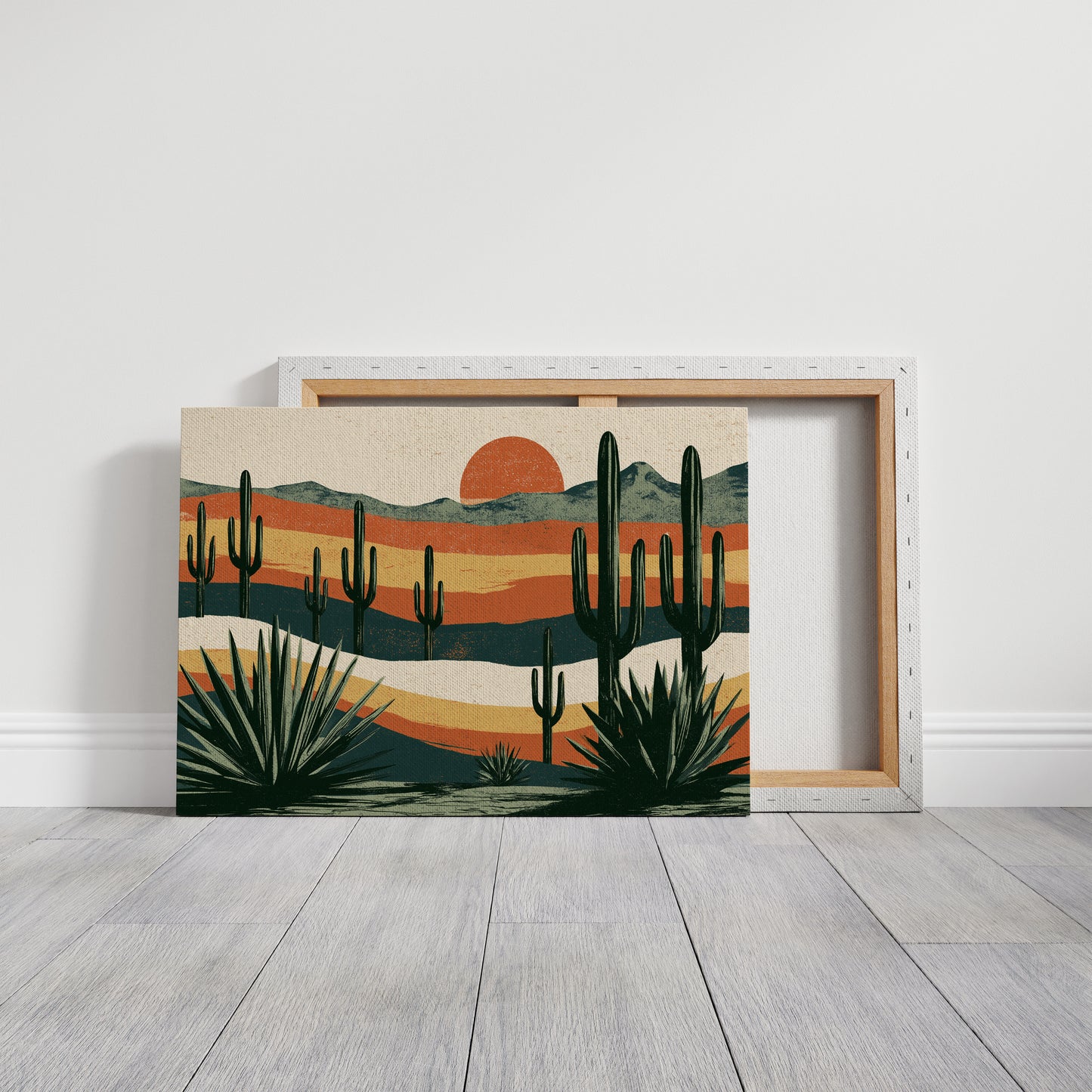 Striped Sunset Cactus Grove