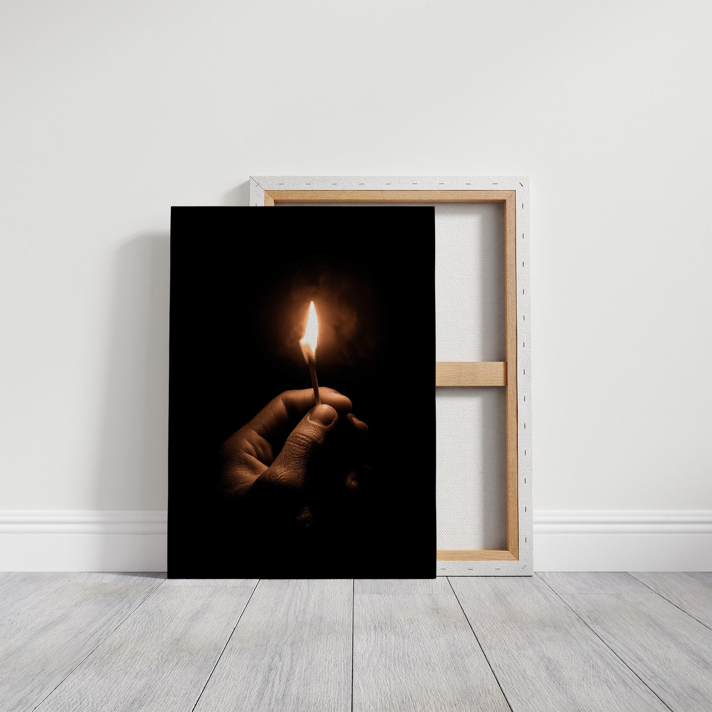 Flame Dances Between Fingers