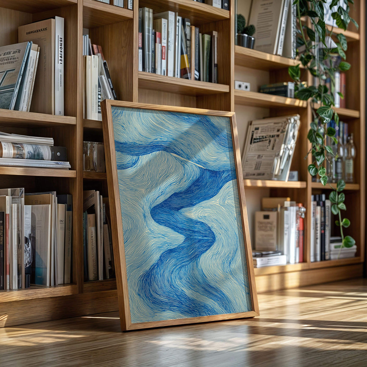 Currents of Blue and White